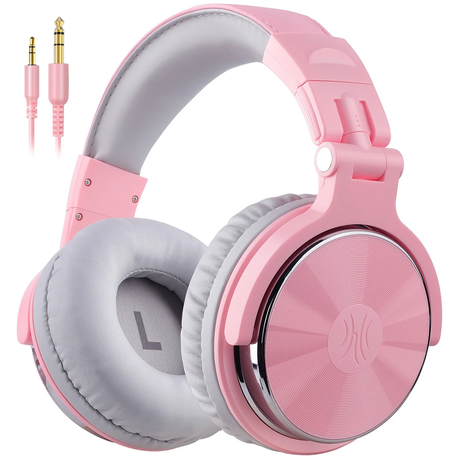 Pro-10 Studio Monitor Headphones with 50mm HiFi Drivers Pink Tidesmit