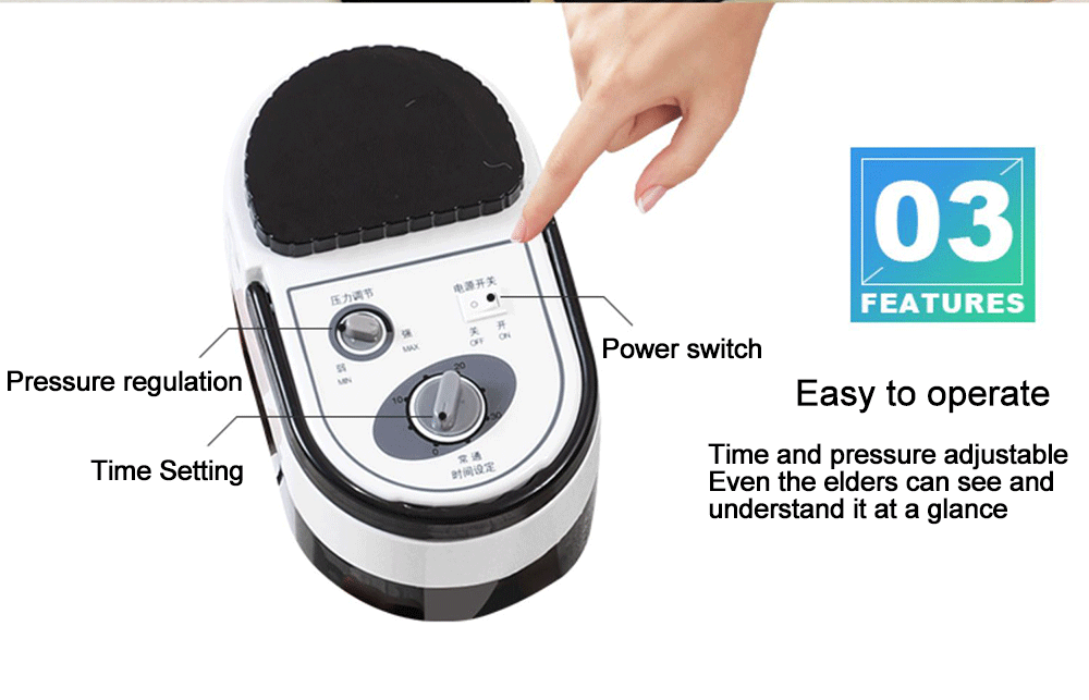 Leg Air Compression Massager for Circulation Relief | Tidesmit Relaxation Treatment Tidesmit