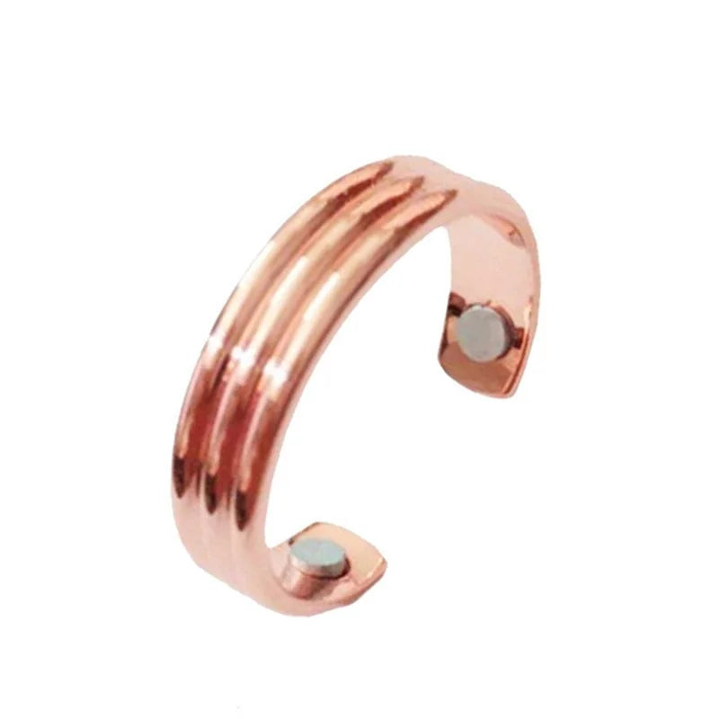 Anti Snoring Acupressure Ring - Adjustable Natural Sleep Aid Tidesmit 2 Texture Rose Gold Tidesmit