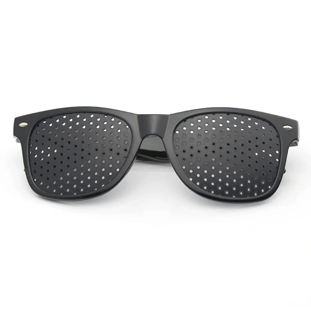 Pinhole Glasses for Eye Strain Relief - Vision Training Aid (6 Colors) Tidesmit
