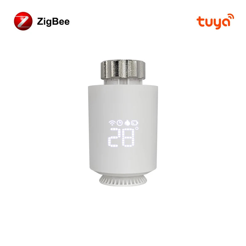 ZigBee 3.0 Smart Radiator Thermostat - TRV06 App Control & Voice TRV06-1PCS Tidesmit
