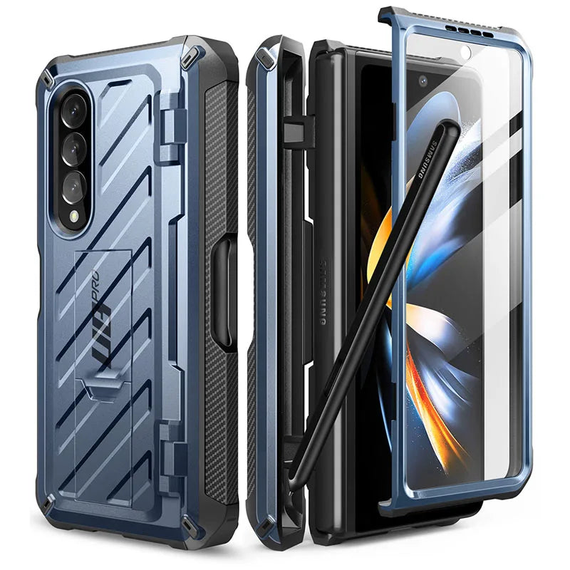 Samsung Galaxy Z Fold 4 Rugged Case - Dual Layer Shock-Absorbing Cover Tidesmit