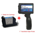12.7mm Portable Printers Mini Handheld Inkjet Printer Text QR Code Barcode Batch Number Logo Image Date Pattern Printing Machine