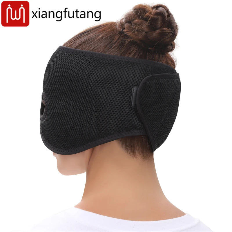 Heated Facial Mask for Sinus Relief with 3 Temperature Settings Massage Cushion Tidesmit