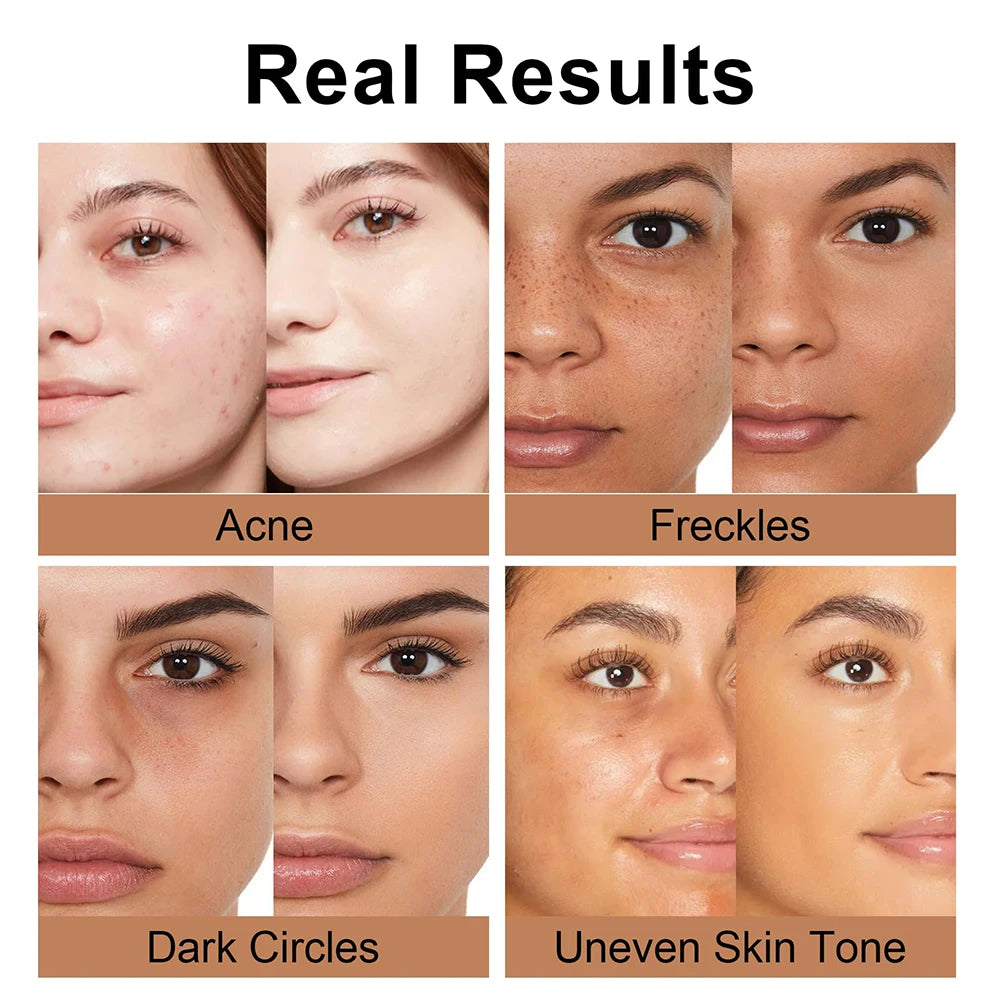 Tidesmit 30g Nourish liquid foundation shade swatch featuring hydrating oil-control waterproof face makeup base