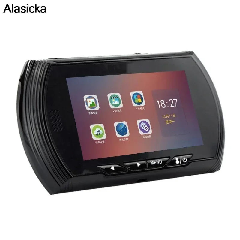 4.5 Inch Smart Digital Door Station Camera Infrared Night Vision Doorbell Door Eye Video Recording Peephole Viewer Doorbell