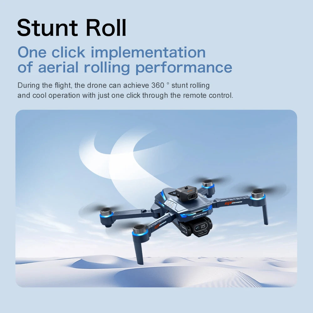 8K HD Camera Drone with GPS and Obstacle Avoidance - Foldable Quadcopter Tidesmit
