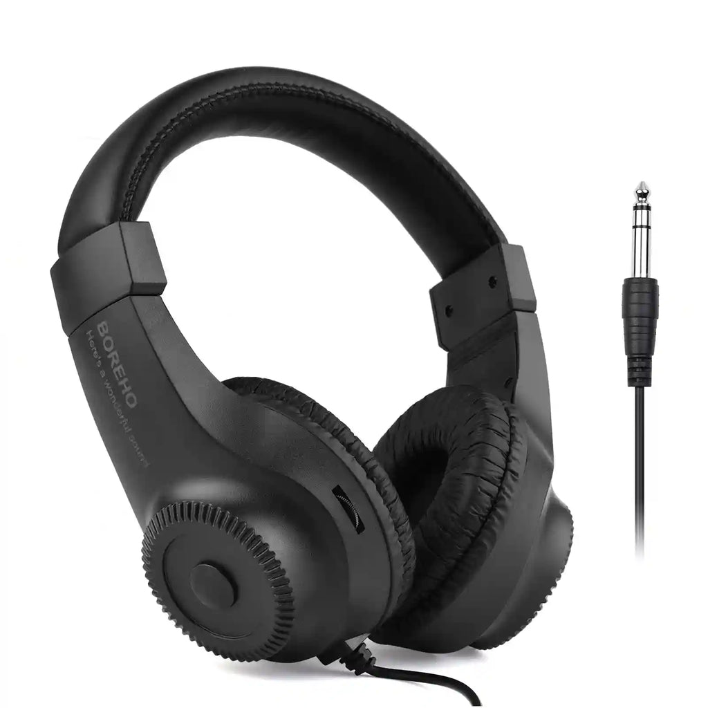 Wired Studio Monitor Headphones - 50mm Over-Ear Drivers for Precise Audio Tidesmit