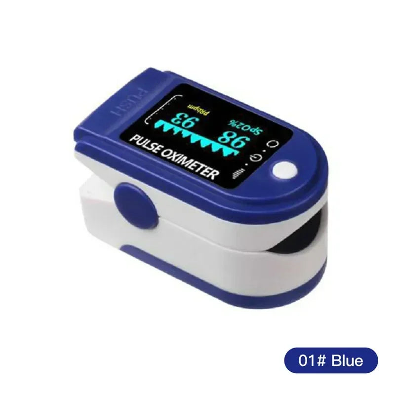 Finger Oximeter Digital Fingertip Pulse Oximeter Blood Oxygen Saturation Meter Finger SPO2 PR Heart Rate Monitor Health Care