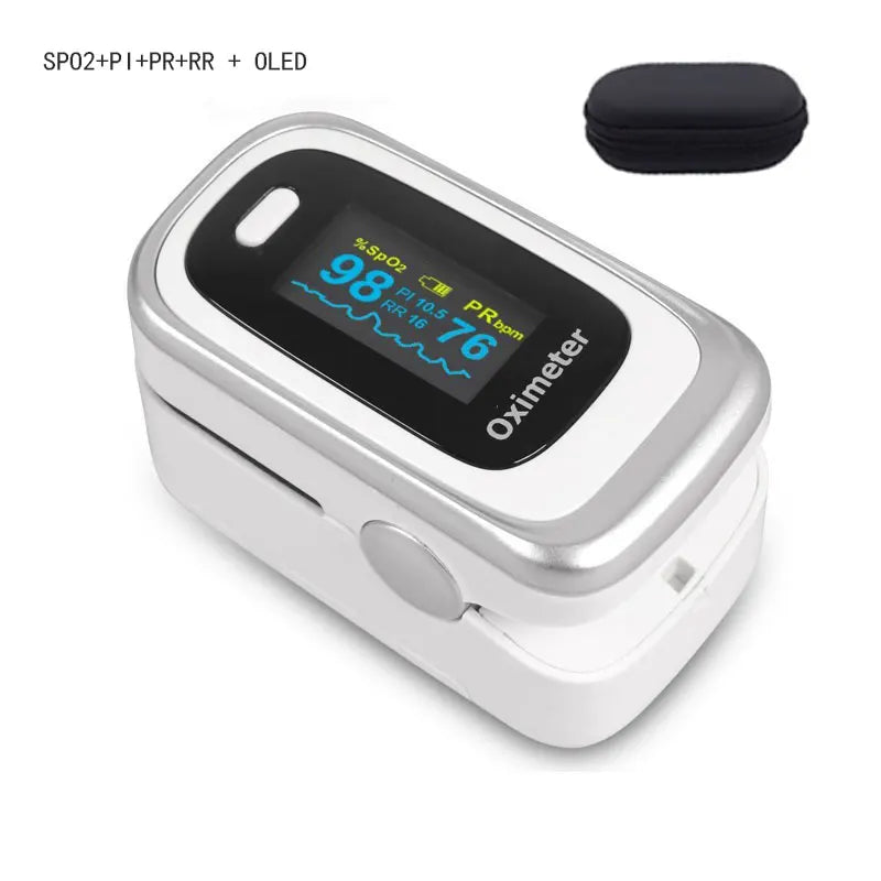 JianyouCare Finger Pulse Oled Oximeter Portable RR Blood Oxygen Saturation Meter Respiratory Rate Oximetro De Dedo Pulsioximetro