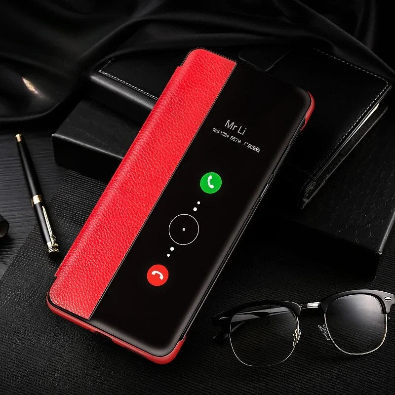 Huawei Mate 30 RS Porsche Design Leather Case | Premium Slim Cover c Tidesmit