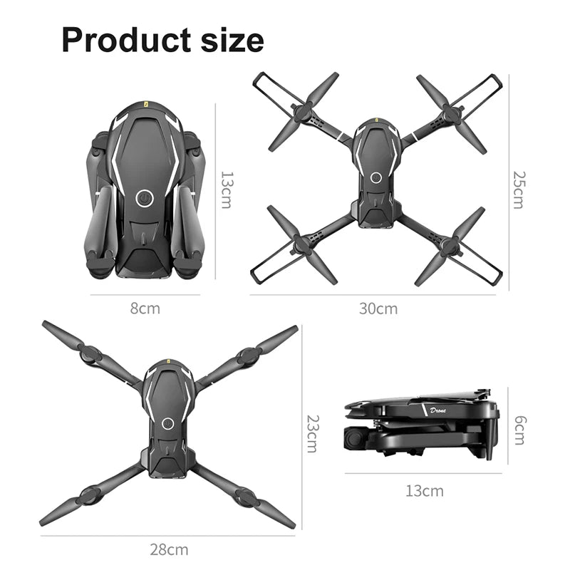 8K Camera Drone Foldable Quadcopter with Obstacle Avoidance Tidesmit