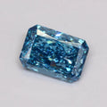 Rare Fancy 3.00ct Vivid Blue Lab Grown Diamond Radiant Cut IGI Certified Loose Stone Premium Luxury Engagement Ring Center Stone