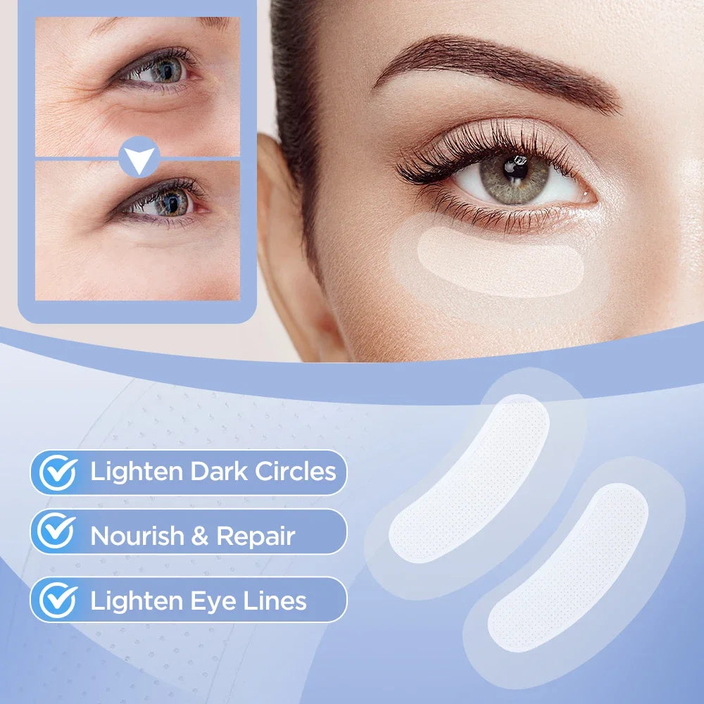Microneedle Eye Patches Mask Korean Skin Care Hyaluronic Acid 1-10PCS for Anti Wrinkle Aging Dark Circle Eyes Mask Moisturizing