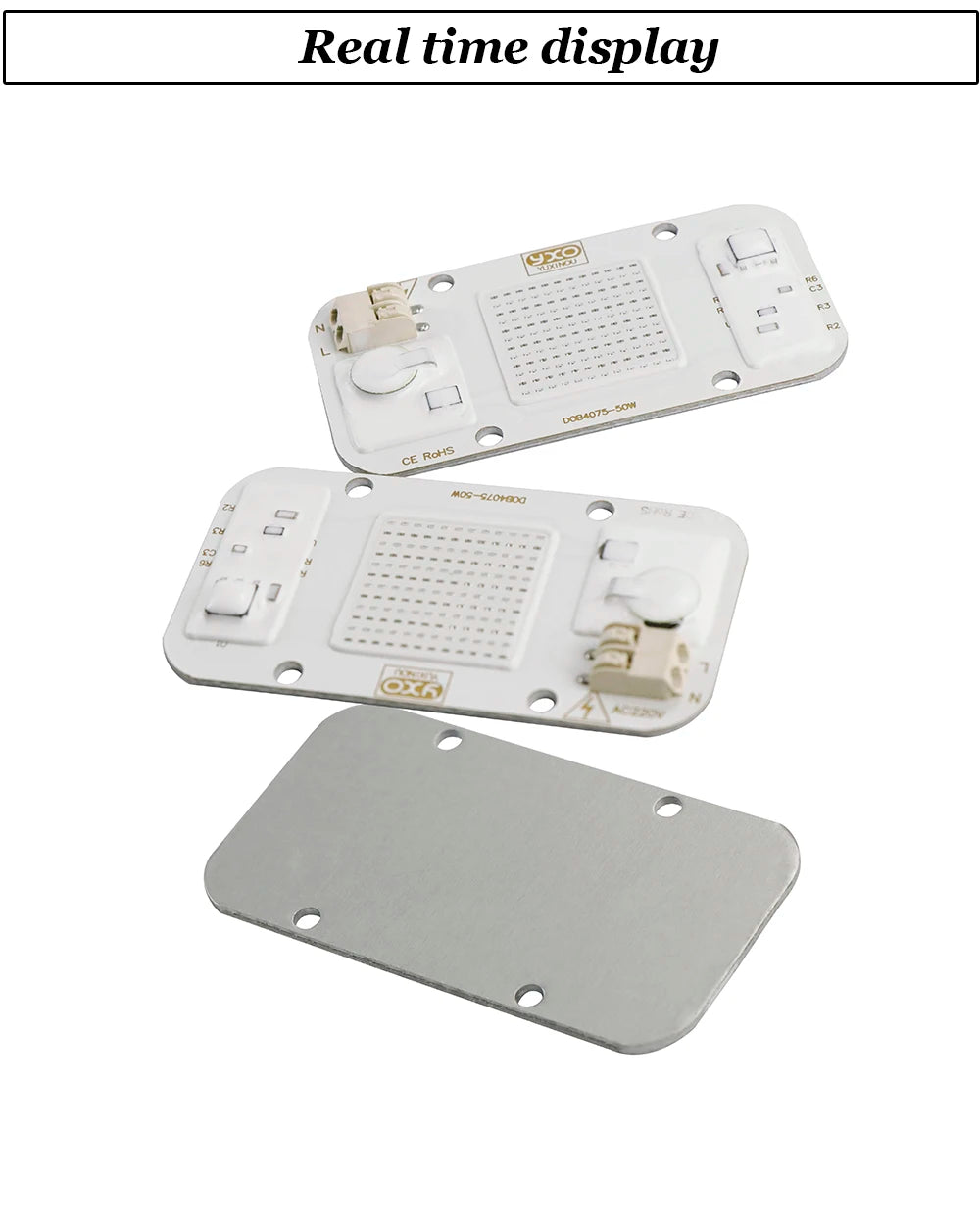 Quantum LED Grow Light Chip LM283B+ 100W 50W DOB COB Full Spectrum Welding Free 220V 110V LED Chip For Indoor Plants