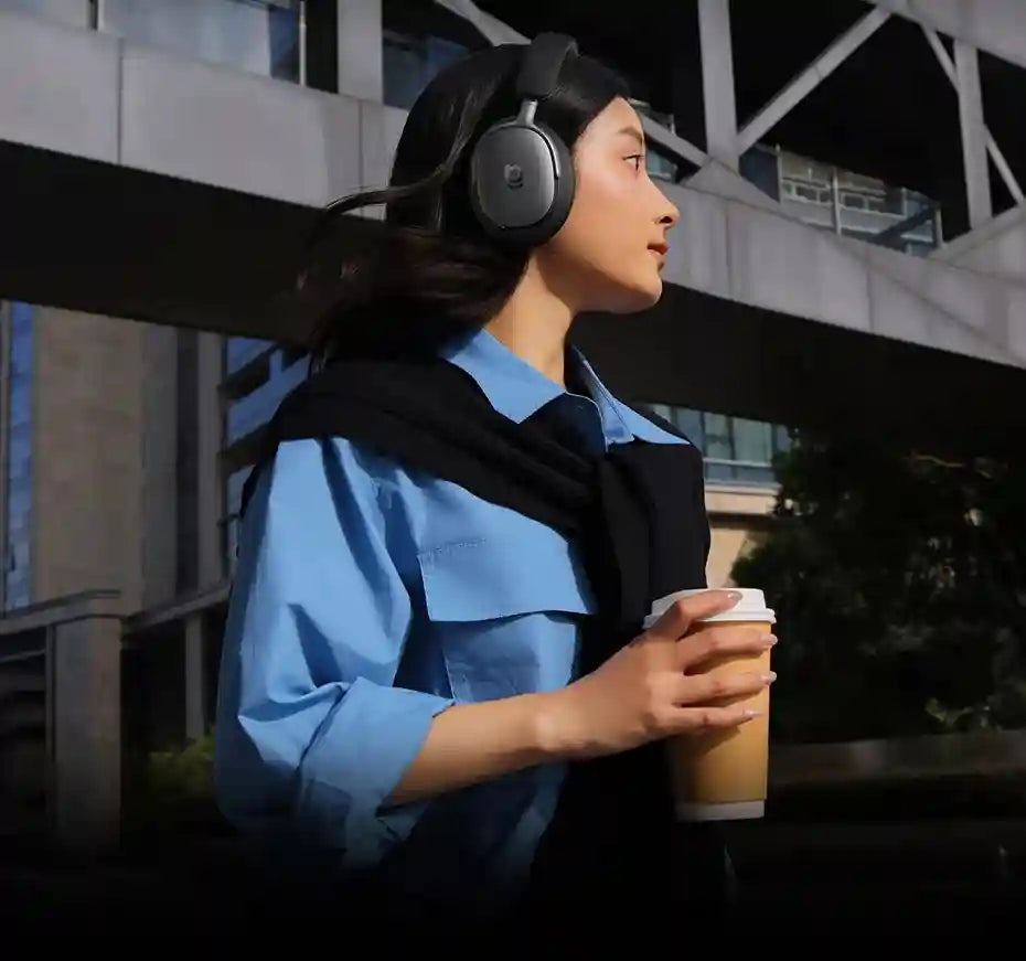 Wireless Noise Cancelling Headphones: 100Hr Playtime - Over-Ear ANC Tidesmit