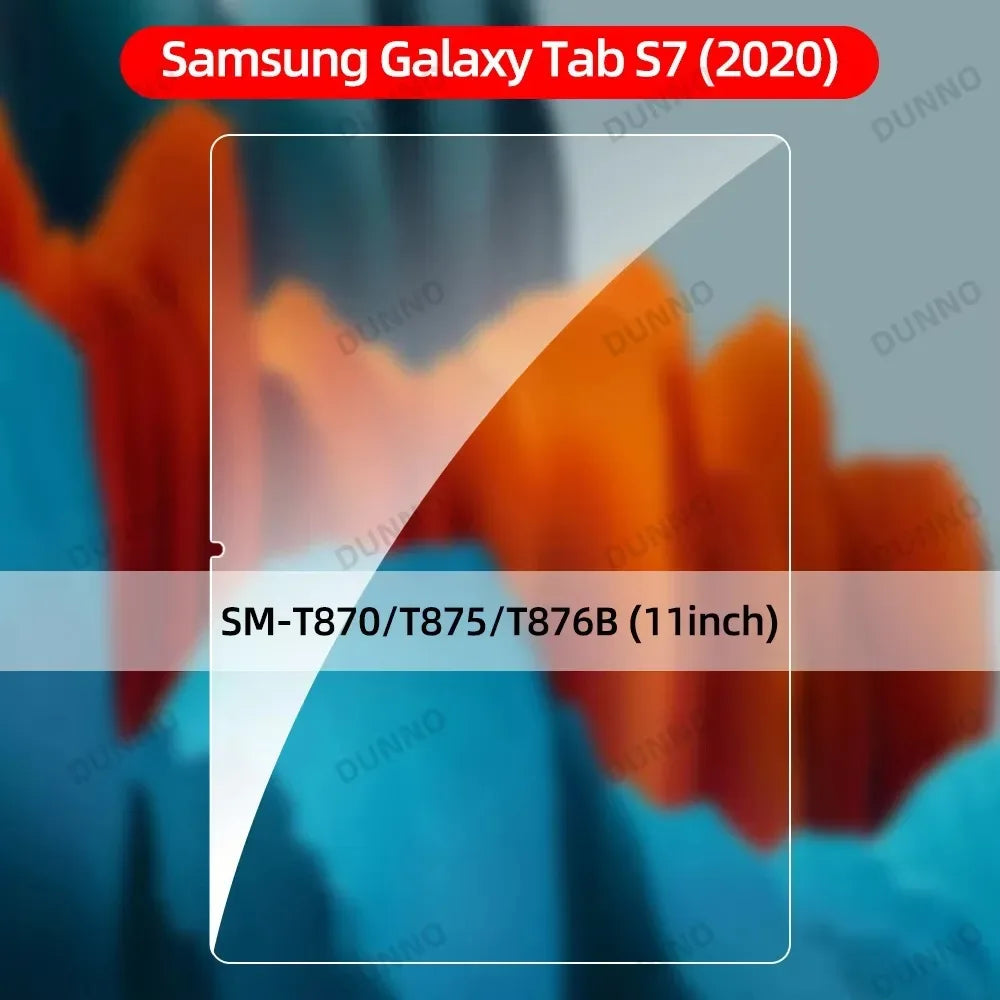 Samsung Galaxy Tab Tempered Glass Screen Protector | Anti-Scratch 9H Film For Tab S7 T870 Tidesmit