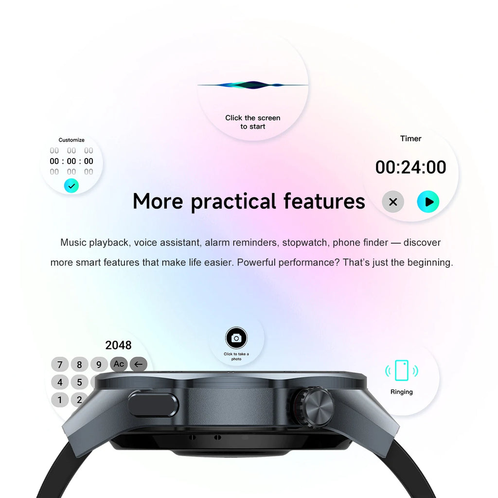 2026New Original Premium Sports SmartWatch Ultra 1.53“Display Built-in GPS Compass 3ATM Waterproof Call Fitness Tracker Bracelet