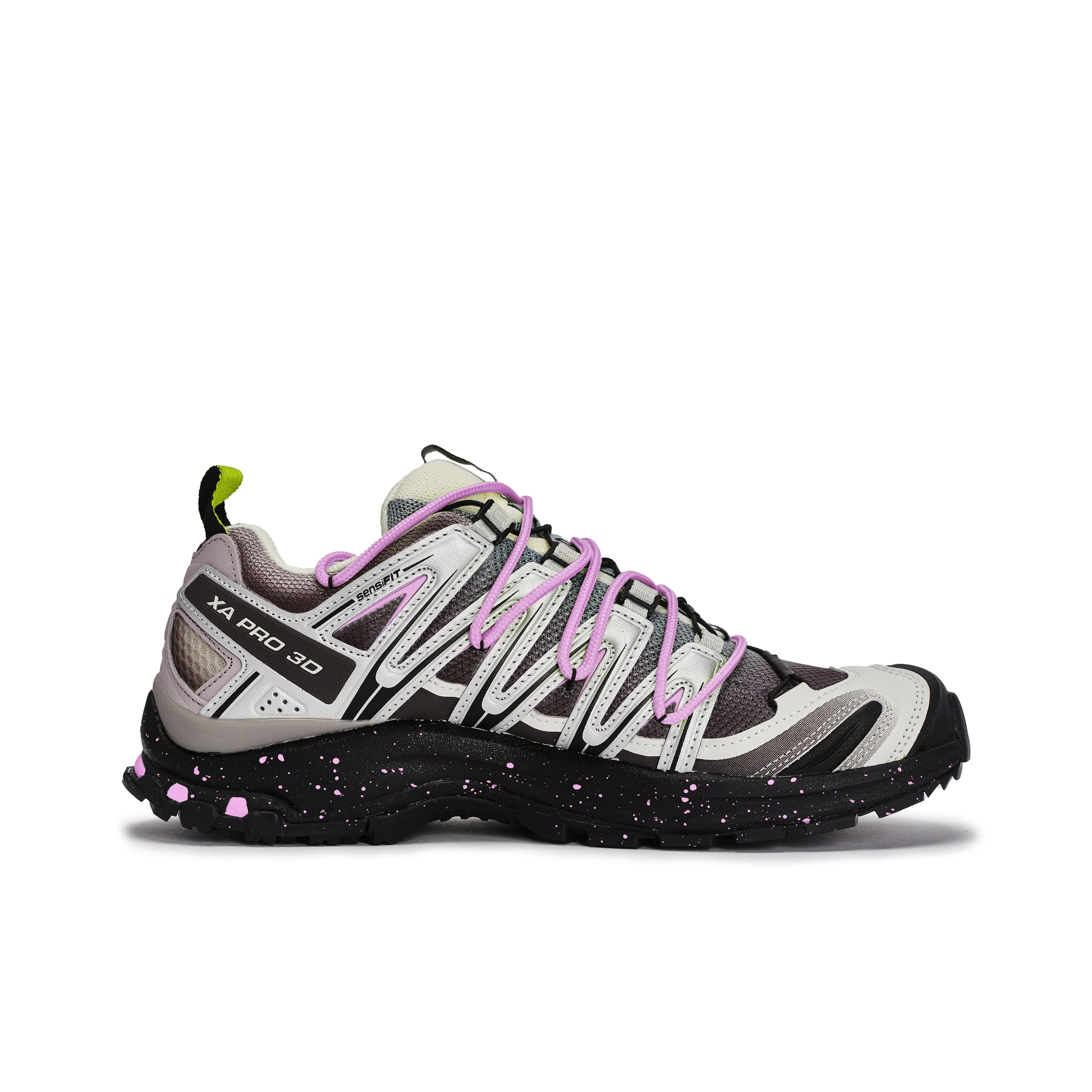 POIZON SALOMON XA PRO 3D Abrasion Resistant Abrasion Resistant Low top Running Shoes Unisex Silver Gray Black Pink