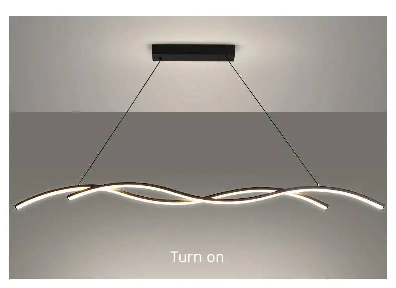 Black White Led Restaurant Pendant Lights Modern Minimalist Hotel Bar Restaurant Chandelier Home Indoor Decoration Lighting Lamp