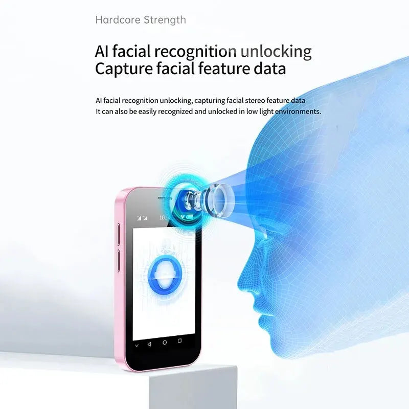 SOYES XS14 Pro 3.0in 4G Mini Smartphone Android 9.0 Dual Sim Face ID Dual Camera WIFI Bluetooth FM Hotspot GPS OTG Mobile Phone