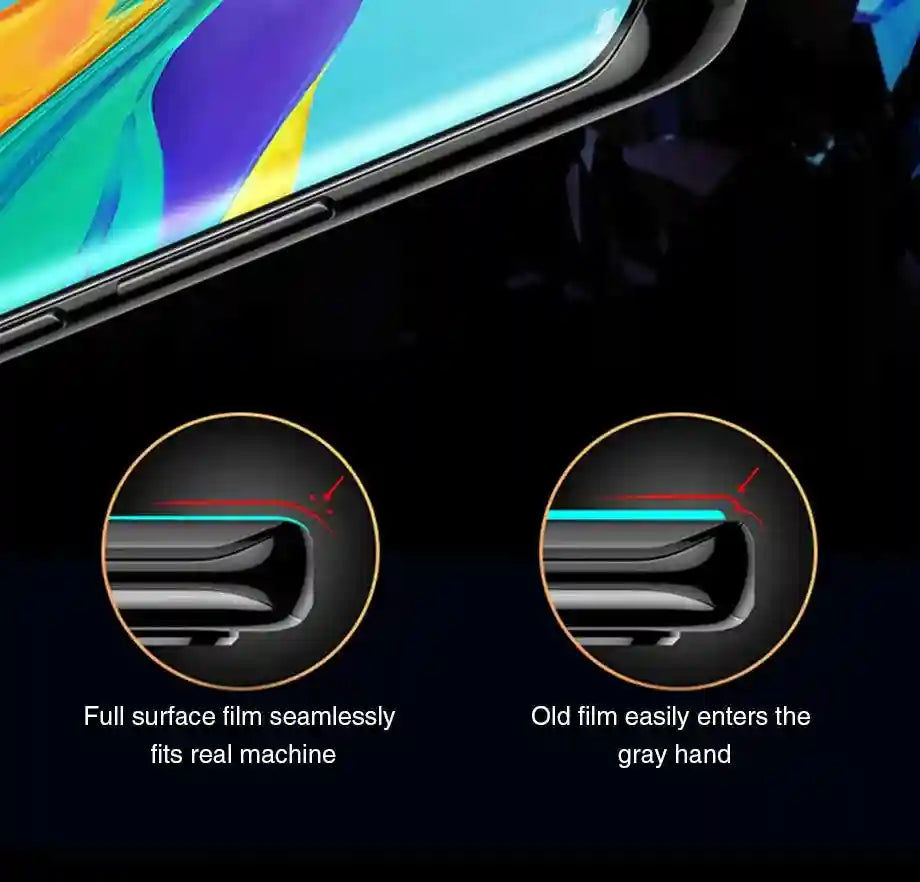 Huawei P30 Pro Screen Protector - 3D Curved Tempered Glass 3-Pack AE Tidesmit
