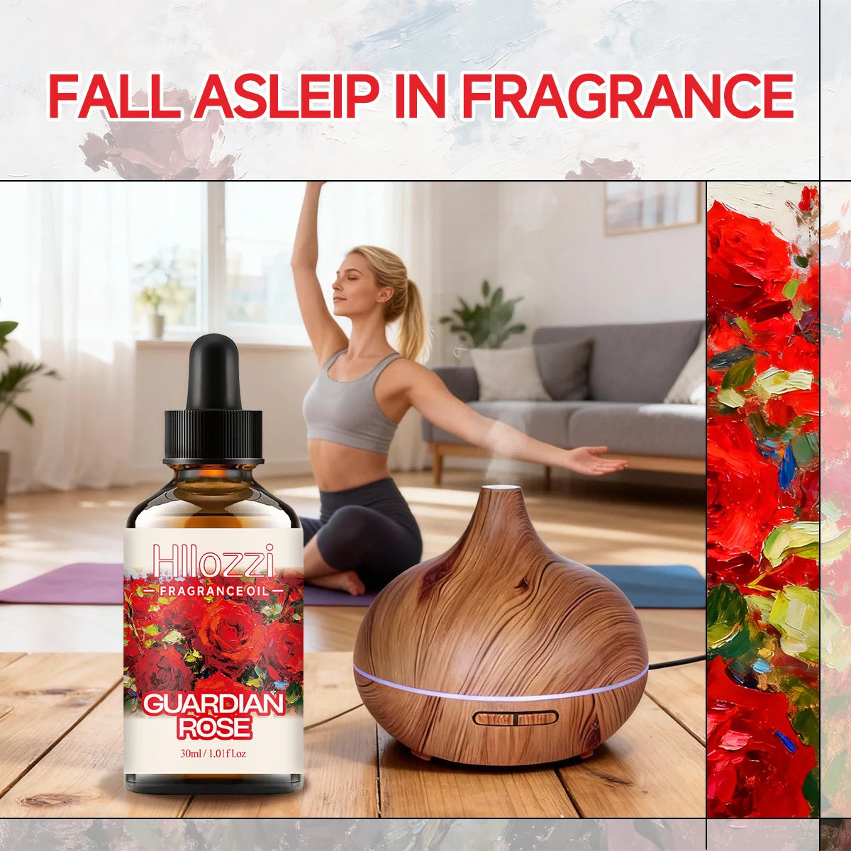 GUARDIAN ROSE FRAGRANCE OIL: For aromatherapy, diffusing, fargrance and candle Scented Candle.