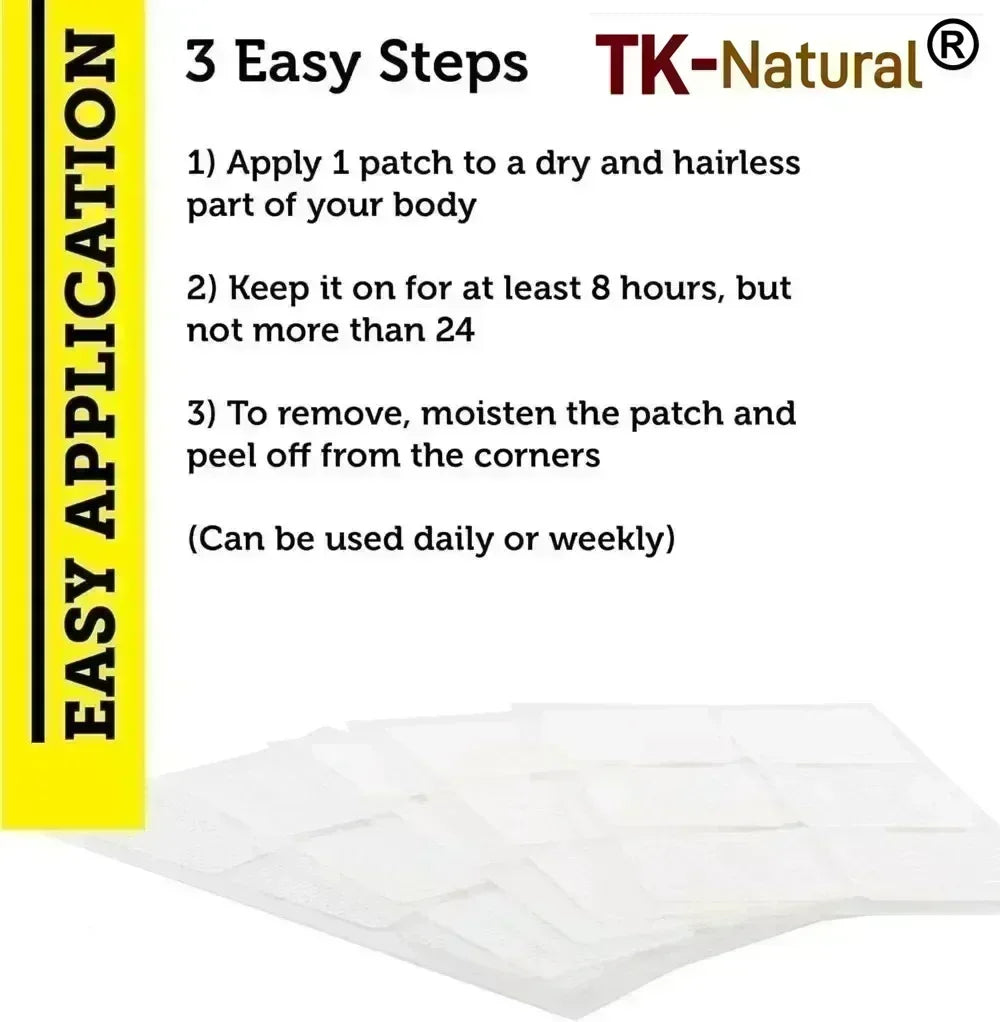 30 Patches  Mushroom Complex Transdermal Patches with Lions Mane, Reishi, Cordyceps for Memory, Brain, Energy & Focus