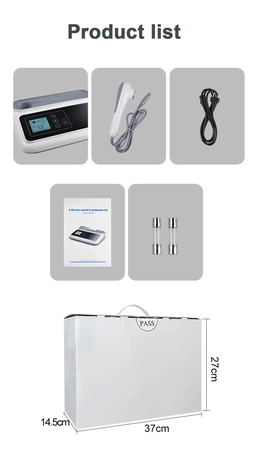 Ultrasonic Therapy Machine: 1MHz Deep Tissue Relief & Muscle Device Body Shaping Massage Equipment Tidesmit