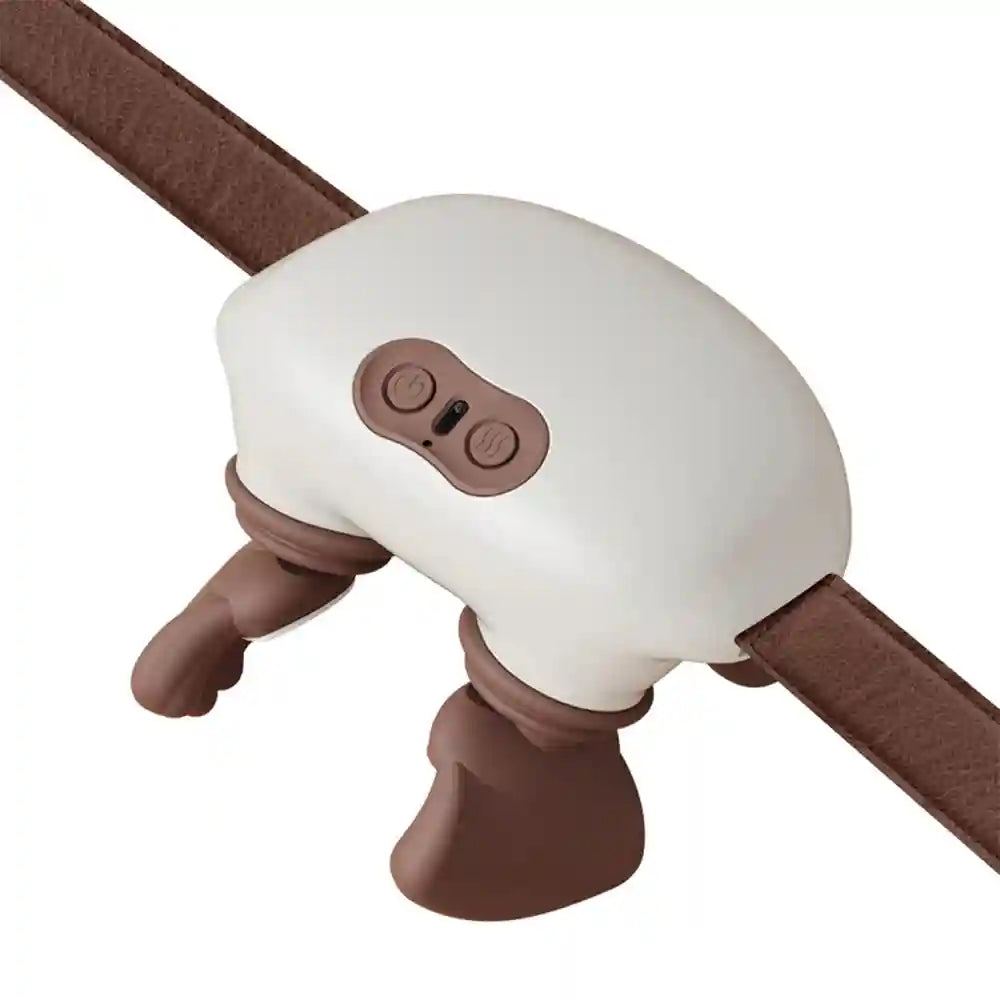 Tidesmit 4D Electric Massager - Portable Neck and Shoulder Relief Back Massage Instrument White Tidesmit