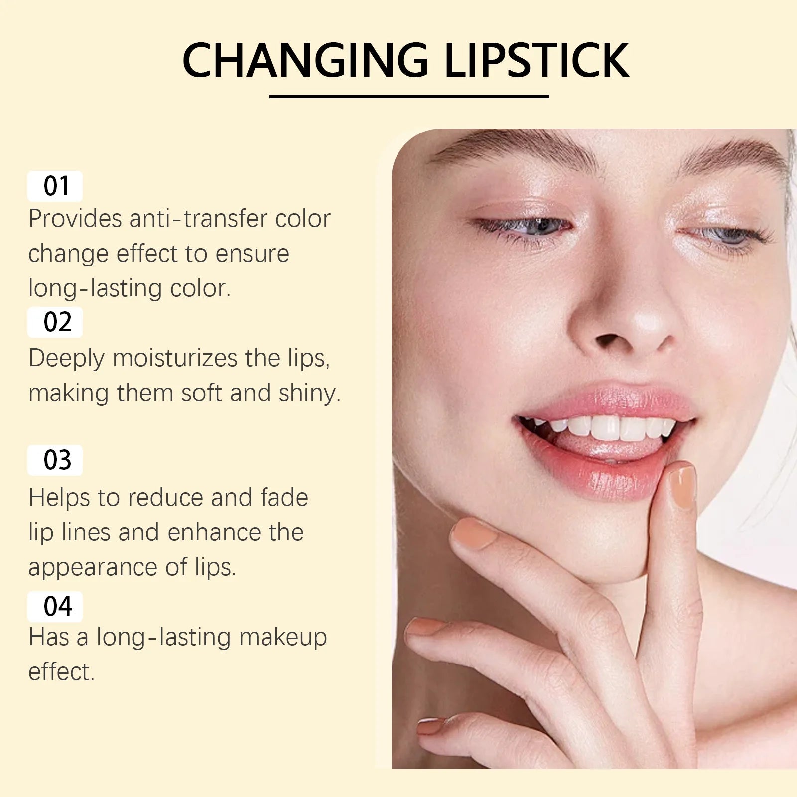 Color Changing Lip Balm | Moisturizing Tinted Treatment - Tidesmit Lip Care Tidesmit