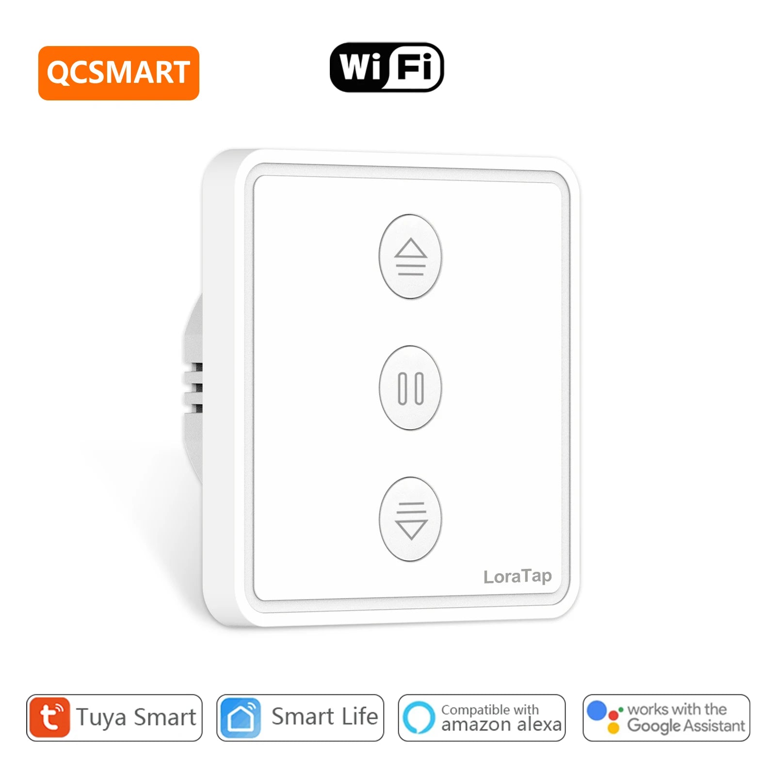 Smart Curtain Switch for Tuya Blinds with Precise Percentage Control 1 PACK Tidesmit