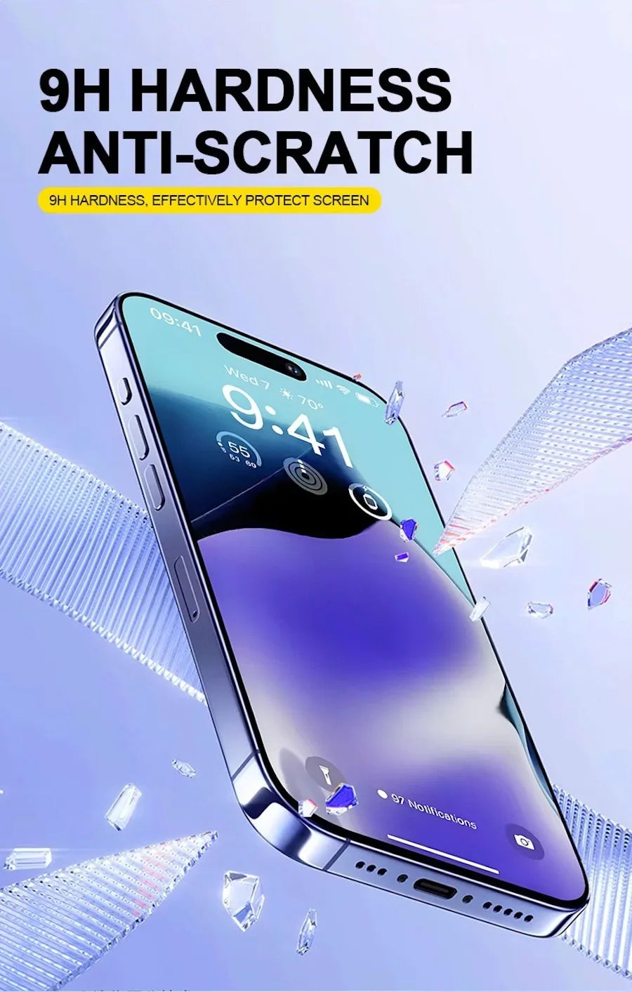 iPhone Privacy Screen Protector 5 Pack | Anti-Peeping Tempered Glass Tidesmit