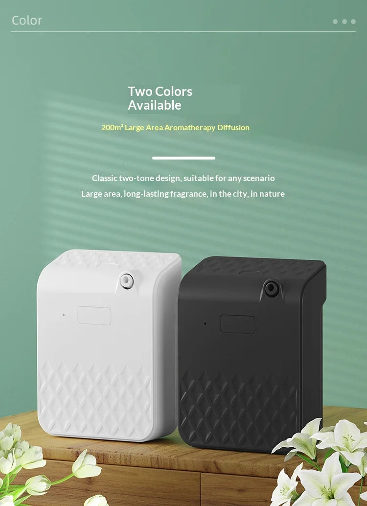 Professional Home Aroma Diffuser 140ML Waterless Essential Oil Diffuser Smart Wall Mounted  Scent Fragrance Diffuser  for Home