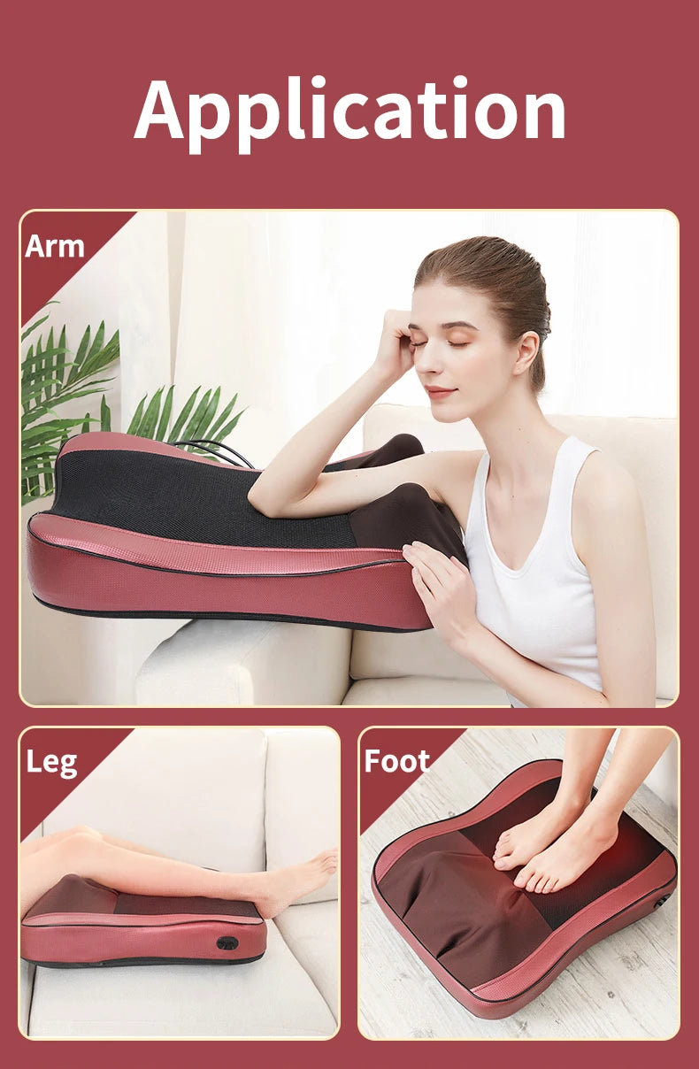 Full Body Electric Massager with Deep Tissue Heat Therapy by Tidesmit Body Shaping Massage Equipment Tidesmit