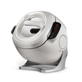 6L intelligent cooking machine with touch control panel and open non-stick pot, white