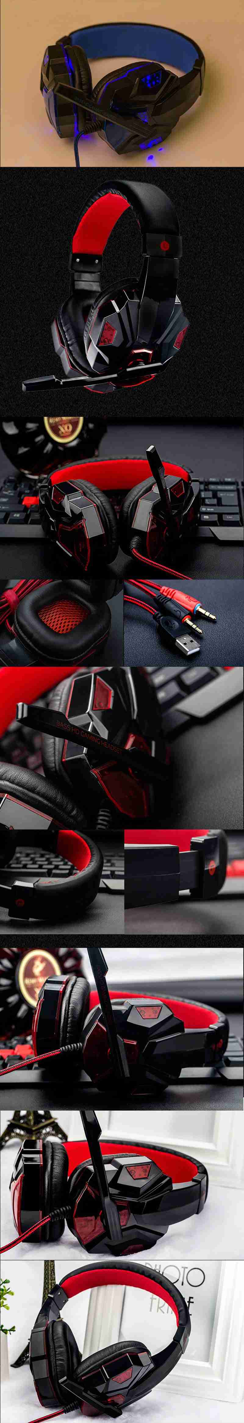 Gaming Headset With Mic: Stereo Noise Cancelling Over-Ear Headphones Tidesmit