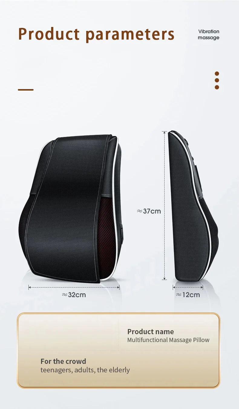 Electric Neck Massager with Heat Therapy & Deep Tissue Shiatsu - Tidesmit Massage Chairs Tidesmit