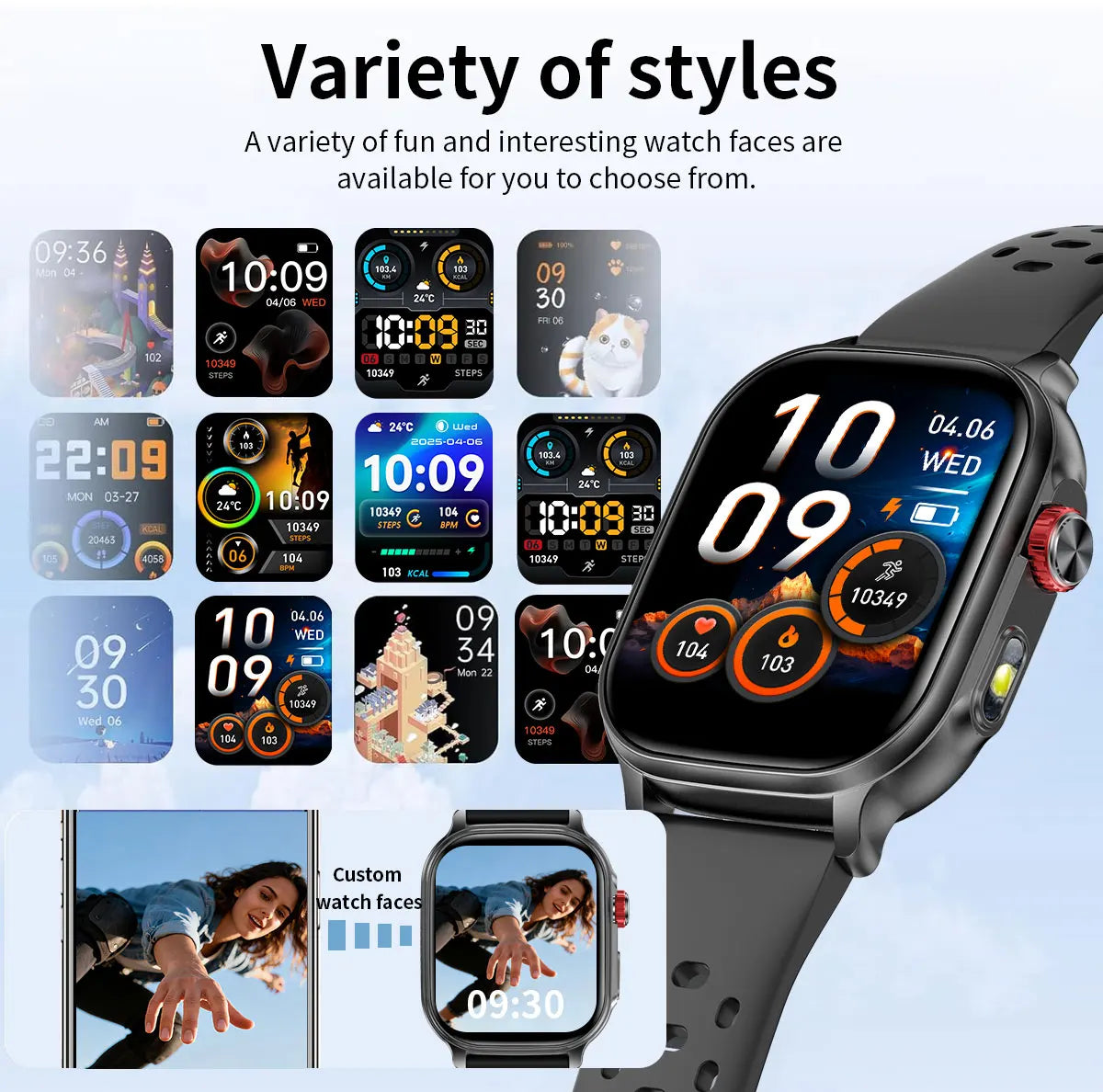 2026men's andwomen'ssmartwatches,2.01-inch high-definitiontouchscreen,1400mAhultra long battery life,men'sandwomen'sholidaygifts