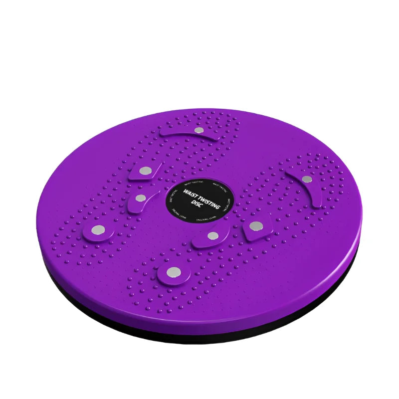 Waist Twisting Disc for Core Balance Fitness Training - Tidesmit Body Shaping Massage Equipment Purple Tidesmit