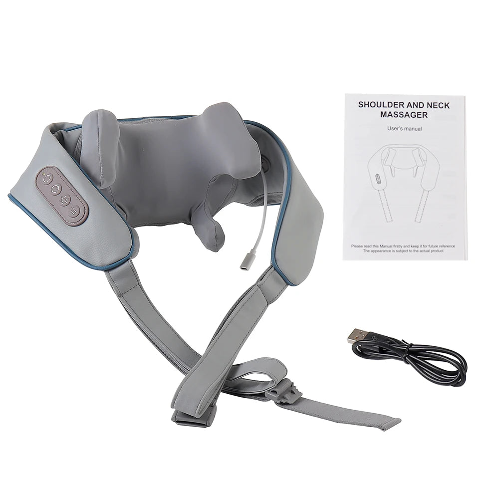 Wireless Neck and Back Massager | Deep Tissue Relaxation Therapy Relaxation Treatment Tidesmit
