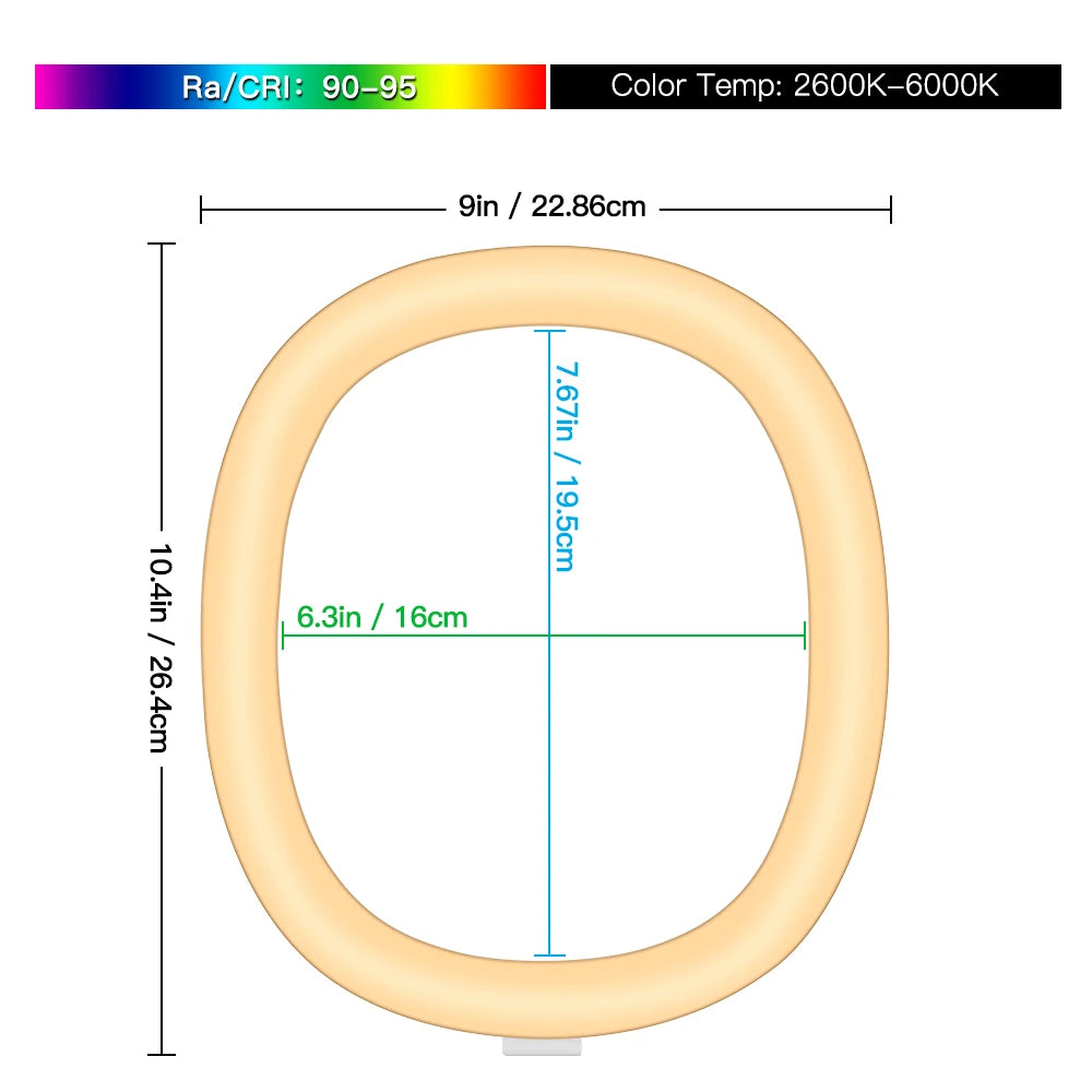 10 Inch LED Ring Light with Tripod for Content Creation - Tidesmit Tidesmit
