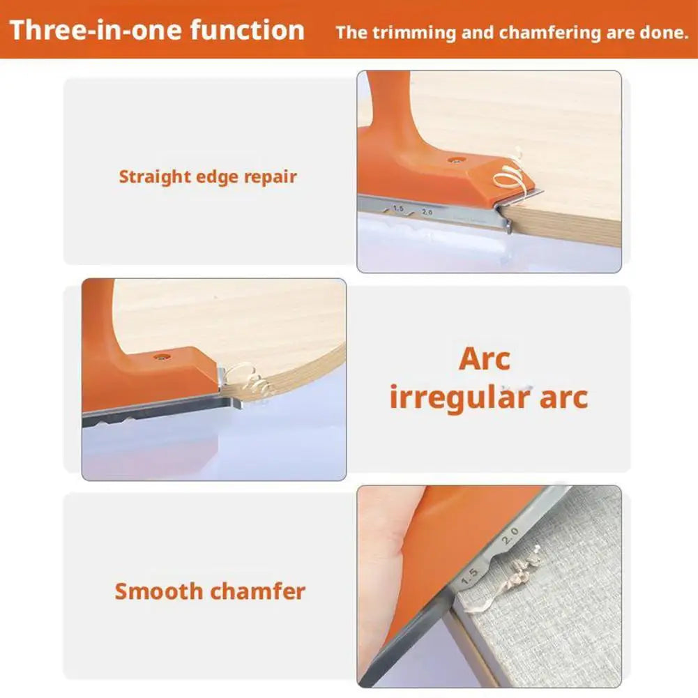 ‌3-in-1 Woodworking Edge Trimming Knife For Precision Deburring Scrapingand Chamfering On Wood Boards Repair Tool