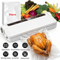 90W High Power Vacuum Sealer 62KPA Strong Suction Digital Countdown Dry & Wet Food Sealer Machine with 20pcs Bags for Home Refrigerator Sous Vide Cooking