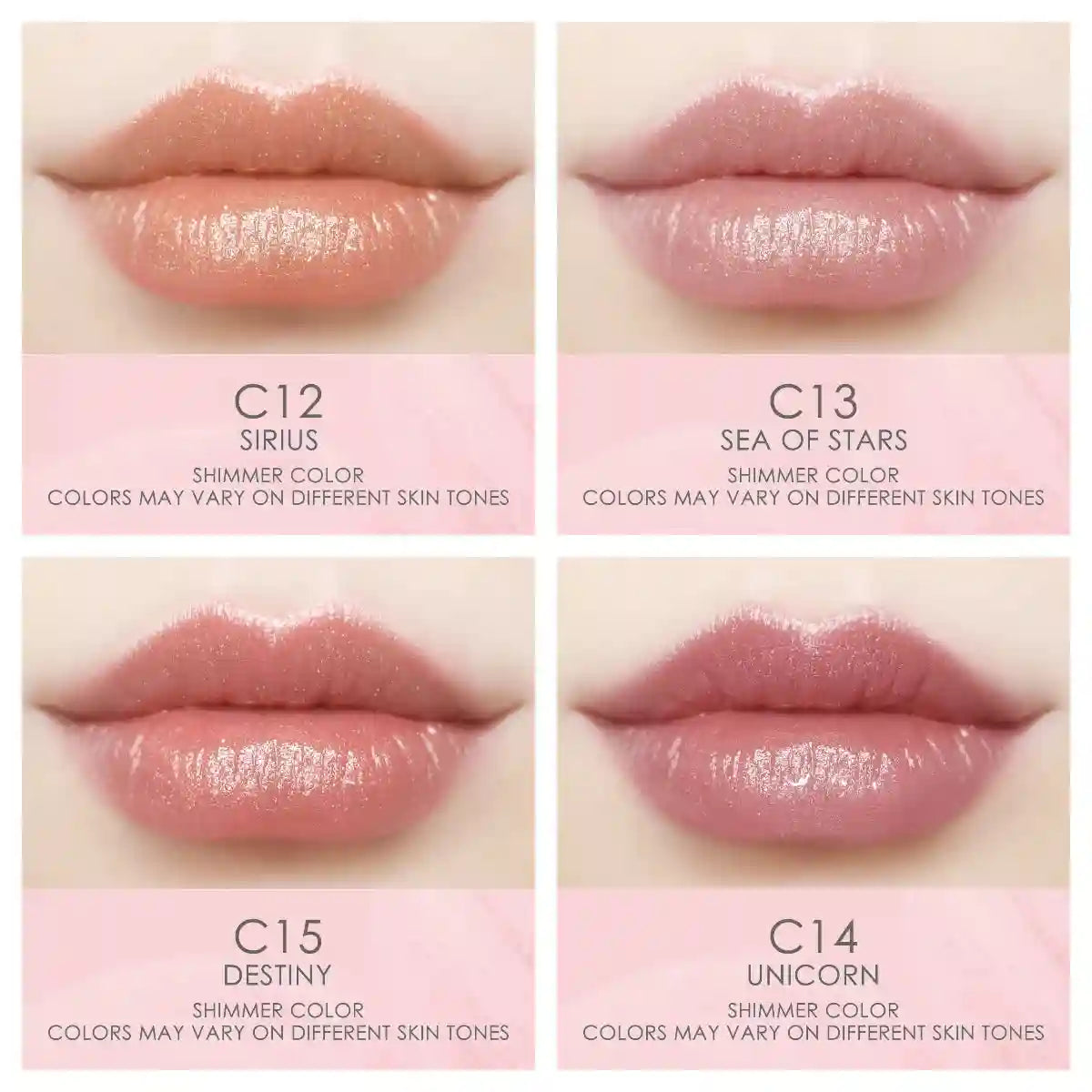 Color Changing Lip Balm: Hydrating Tinted Gloss by Tidesmit Lip Care Tidesmit