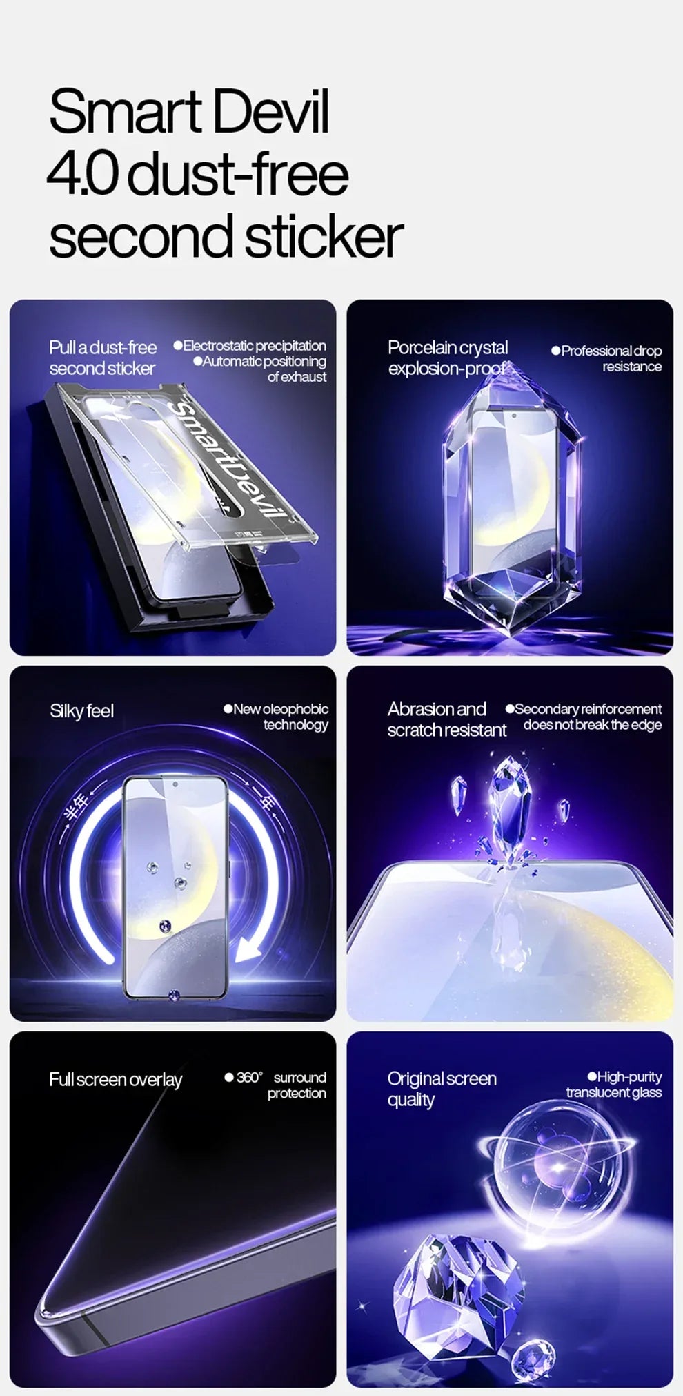 Samsung S25 Ultra Screen Protector | 9H Hardened HD Glass | Tidesmit Tidesmit