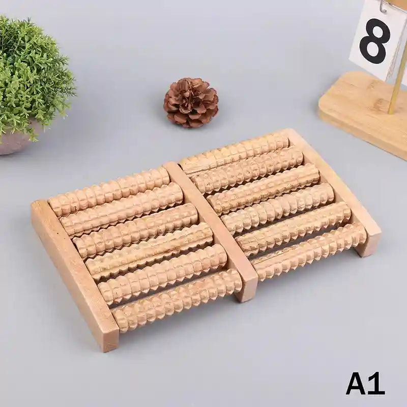Foot Roller Massager for Plantar Fasciitis - Natural Muscle Relief Massage Roller A1 Tidesmit