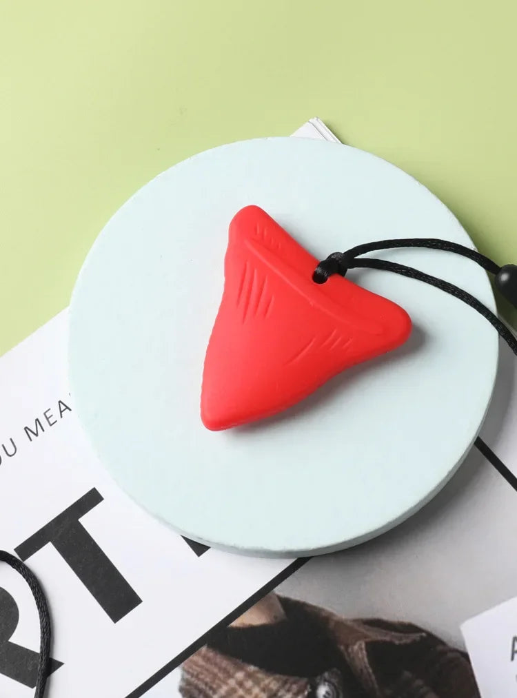 Sensory Chew Necklaces for Kids with Teething, for ADHD Autism Biting Needs, Oral Motor Chewy Teether Silicone Teethers
