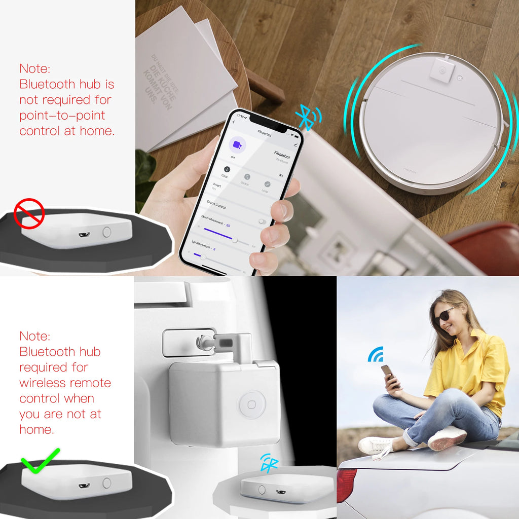 MOES Tuya Fingerbot Button Pusher New Bluetooth finger robot Smart Life App automatic switch Voice Control Alexa Google Home