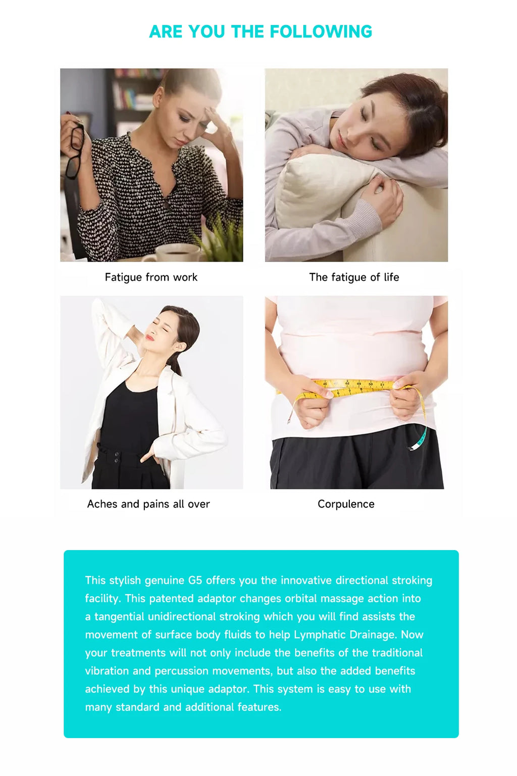 G5 Vibrating Body Slimming Machine for Deep Tissue Muscle Relief Body Shaping Massage Equipment Tidesmit